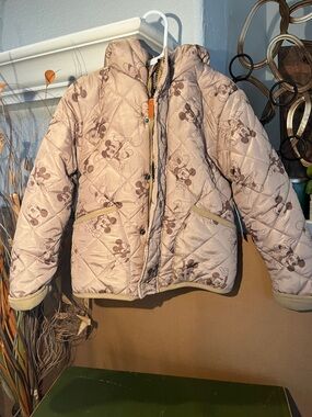 Kids Quilted Mickey Mouse Jacket -